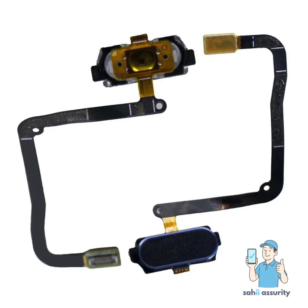 Fingerprint Sensor with Flex Cable for Samsung Galaxy C7 Pro Blue